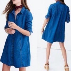 Madewell Denim Shirt Dress, M